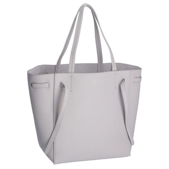 CELINE Hippo Phantom Small CABAS Tote Bag Light Gray - Picture 1 of 8